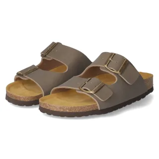 Beliana Pantoletten - Gr. 36 - Taupe - Kunstleder