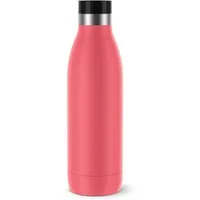 Emsa Isolierflasche Trinkflasche Bludrop, Edelstahl, Quick-Press Deckel, 360° Trinkgenuss, 12h warm/24h kühl