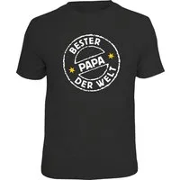 RAHMENLOS® T-Shirt als Geschenk für Väter - bester Papa der Welt