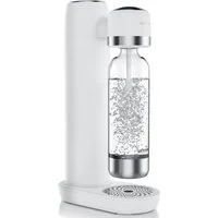 Arendo Wassersprudler Soda Maker mit 1000 ml Flasche, kompatibel mit 60 l CO2 Zylindern, (Set, 2-tlg., Soda Maker, PET-Flasche), Soda Streamer mit Wasserflasche, BPA-frei, fein dosierbar, Carbonator