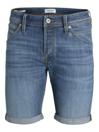 JACK&JONES - JJIRICK JJFOX SHORTS GE 238 SN medium blue denim - Gr. - M