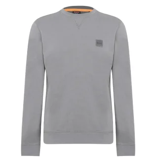 Boss - "Westart" Sweatshirt für Herren, Rundhalsausschnitt, Premium-Baumwolle (Holzkohle)