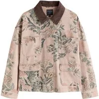 Next Jeansjacke National Trust x Next Denim-Jacke mit Cordkragen (1-St)