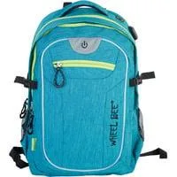 Wheel Bee Revolution , Rucksack türkis, LED, 30 Liter