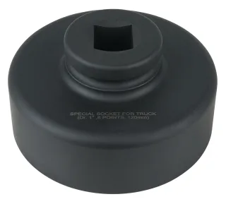 KS Tools 1" Achsmuttern-Schlüssel, 8-kant, kurz, 120 mm - 460.3330
