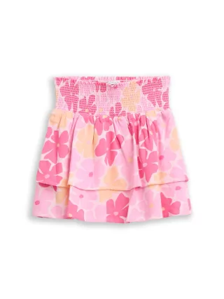 tom tailor kids - Mini-Rock mit Volant multicolor flower print - Gr. - 110
