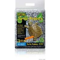 Exo Terra Terrarien-Substrat Turtle Pebbles - natürliche Flusskiesel 4,54 kg klein / Maße: 8-10 mm für Schildkröten bis 10 cm Panzerdurchmesser