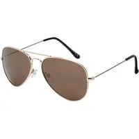 BEZLIT Eyewear Pilotenbrille Herren Piloten Sonnenbrille mit Metallrahmen (1-St) mit schwarzen Linsen
