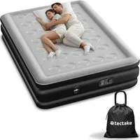 tectake Luftbett Aufblasbare Matratze, (für 1 oder 2 Personen, Komplettset), Aufblasbare Matratze AirDreams mit Elektropumpe
