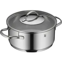 WMF Bratentopf Aparto Bratentopf mit Deckel, 20 cm, Cromargan Edelstahl Rostfrei 18/10 (Aparto Bratentopf, 1-tlg., 20 cm), TransTherm-Allherdboden