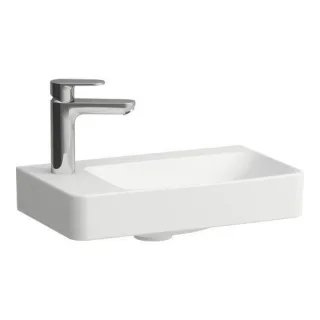 Laufen Pro X Handwaschbecken Compact 81586.5 Hahnlochbank links H8158654001131