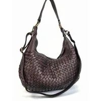 sanumi Schultertasche weiche italienische Leder-Hobotasche