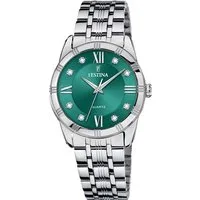 Festina Quarzuhr Mademoiselle F16940/F, Armbanduhr, Damenuhr, Edelstahlarmband, Ø 32 mm