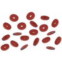 WESTMARK Flaschenverschluss 20 Flaschenscheiben/Gummi-Dichtungen für Bügelflaschen, ø 25 mm / ø, Made in Germany, BPA-frei