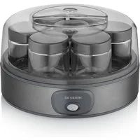 Severin Joghurtbereiter JG 3510 Joghurtbereiter, 7x150 ml Gläser, transparenter
