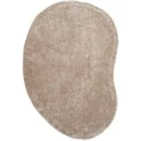 Bruno Banani Hochflor-Teppich Dana Bean shape, besondere Form, weich, Mikrofaser Teppiche, U-förmig, Höhe: 30 mm, organische Form, uni, Wohnzimmer, Schlafzimmer, Esszimmer