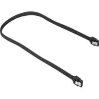 Sata III Kabel sleeve schwarz, 60 cm