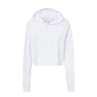 Miso - Kapuzenpullover für Damen, kurz geschnitten, meliert (Weiß)