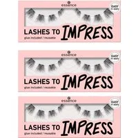 Essence Einzelwimpern LASHES TO IMPRESS, mit Wimpernkleber