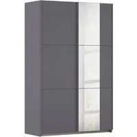 rauch Schwebetürenschrank Kleiderschrank Drehtürenschrank Schrank Garderobe KRONACH (in 3 Ausstattungen BASIC/CLASSIC/PREMIUM, Breiten 131/175/218/261 cm) optional ohne, mit 1 oder 2 Spiegel, viel Stauraum MADE IN GERMANY