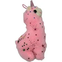 soma Kuscheltier Alpaka Regenbogen Plüsch-Tier Kuscheltier 19 cm groß Sterne rosa pink (1-St), Super weicher Plüsch Stofftier Kuscheltier für Kinder zum spielen