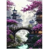 Venicce Love Kreativset Diamond Painting Bilder,Diamant Painting Malerei, Japanischer Garten, (1-tlg)