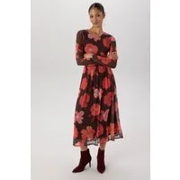 Aniston SELECTED Midikleid in Mesh-Qualität und Gummizug in der Taille - NEUE KOLLEKTION