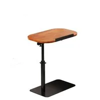 GarveeMore Beistelltisch Seitentisch Sofa Tray für Couch Höhenverstellbarer Endtisch
