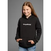 KangaROOS Kapuzensweatshirt Hoodie mit Logoprint Langarm, bedruckt, aus Sweatware mit Baumwolle, mit Kängurutasche