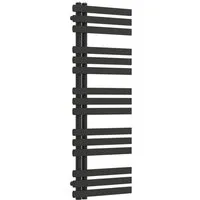 neu.haus Badheizkörper, »Slidre« Handtuchheizkörper mit 15 Lamellen 120x50 cm Schwarz