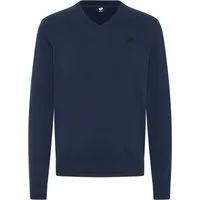 Polo Sylt Strickpullover mit V-Neck und Stickerei