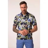 JP1880 Poloshirt Poloshirt Halbarm Piqué Blumenprint