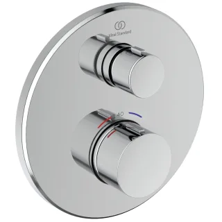 Ideal Standard Unterputz-Thermostat Ceratherm Navigo rund 1 Verbraucher, Chrom, A8578AA A8578AA