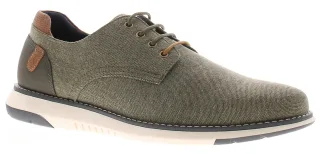 Hush Puppies Herren Schnürschuhe Bruce Canvas Grün