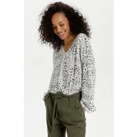 KAFFE Langarmbluse Bluse langarm KAdebra