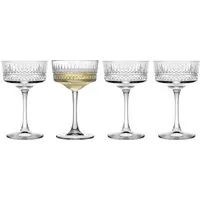 Pasabahce Champagnerglas ELYSIA 440436 Champaign Glas Dessertglas 260 ml 4er Set Gläser-Set, 4-tlg.