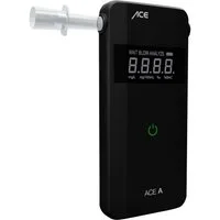 ACE Alkoholtestgerät CE – Der ideale lkoholtester für den Einstieg in die präzise 107059, Verschiedene Einheiten anzeigbar, Alarm, inkl. Display, Countdown-Funk