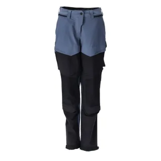 MASCOT Damen Hose mit Knietaschen CUSTOMIZED Steinblau / Schwarzblau 52 - 22278-605-85010-82C52