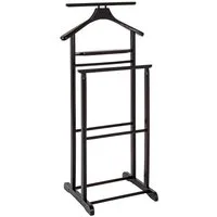 HAKU Herrendiener Herrendiener tabak - Kleiderständer, Massivholz - B 47xH 102xT 36 cm, (1 Stück), Herrendiener aus Massivholz, Stiller Diener, Stummer Diener
