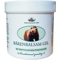 vom Pullach Hof Körperbalsam BÄRENBALSAM GEL 250ml Rücken Beine Muskeln Bärenbalsam Bärensalbe 26, Creme Salbe