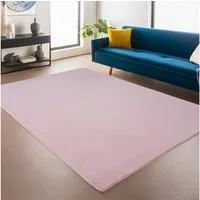 Ayyildiz Teppiche Teppich JOY 1400, auch als Läufer, rechteckig, Höhe: 11 mm, besonders weich, uni Kurzflor, Wohnzimmer, Kinderzimmer