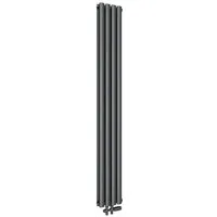 SONNI Badheizkörper Heizkörper Design Röhrenheizkörper modern mit/ohne Multiblock, Anthrazit