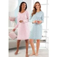 Witt Nachthemd Sleepshirts Langarm (2-tlg)