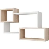 MIRJAN24 Wandregal Trio 005, 87x18x54 cm