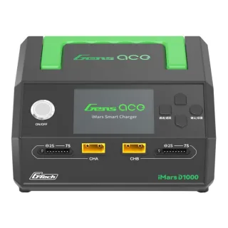 Gens ACE iMars D1000 Smart Balance Charger AC 100-240V Input DC 0-32V Output 1000W 50A for 1-7S LiPo / LiHV Batteries