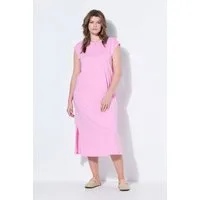 Studio Untold Jerseykleid Jersey-Midikleid oversized ärmellos Seitenschlitze