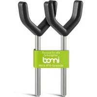BOMI Türschutzgitter Y-Adapter zur Montage von Babygitter an Treppen (2 St), Befestigung der Treppe - Ohne Bohren - Rutschfest