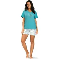 comtessa Shorty Summer Whisper (Set, 2 tlg., 2-teilig) Damen Pyjama 2-teilig Shorts Baumwolle große Größen