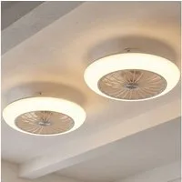 GLOBO LIGHTING Deckenventilator, LED Deckenventilator mit Beleuchtung 2er Set
