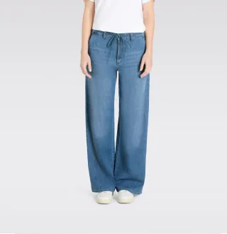 MAC - MAC JEANS - CHARLY CHINO, Super light denim blau - Gr. - 34